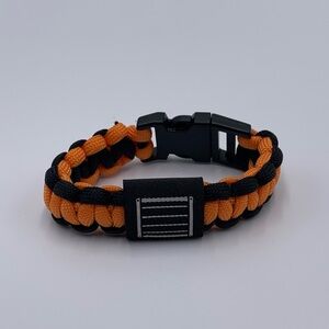 LootCrate Orange and Black Paracord Bracelet